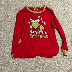 Grinch Pajama Top